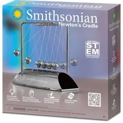 Smithsonian Newton's Cradle: Physics Learning Kit for 3rd Grade with Instruction Guide