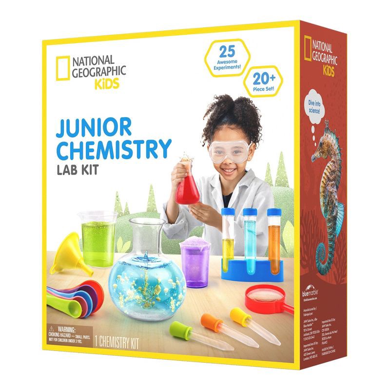 slide 4 of 5, National Geographic JR. Chemistry Set: Science Kit for Preschool to 7th Grade with Activity Guide, 1 ct