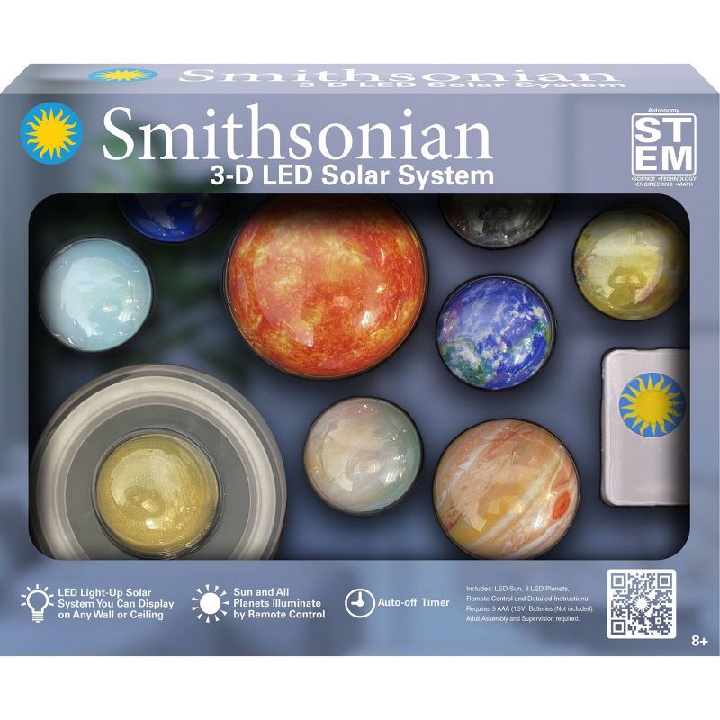 slide 3 of 3, Smithsonian 3-D LED Solar System: Science Kit, Instruction Guide, Astronomy Education for 3rd Grade, 1 ct