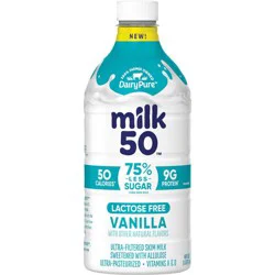 DairyPure Milk 50 Skim Vanilla Milk - 48 fl oz