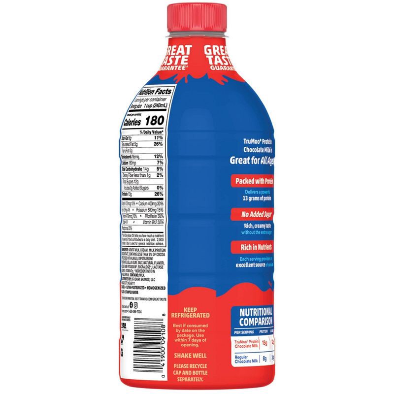 slide 2 of 9, TruMoo Zero Sugar Whole Chocolate Milk - 48 fl oz, 48 fl oz