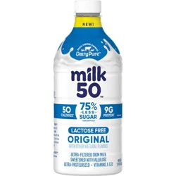 DairyPure Milk 50 Skim Unflavored Milk - 48 fl oz