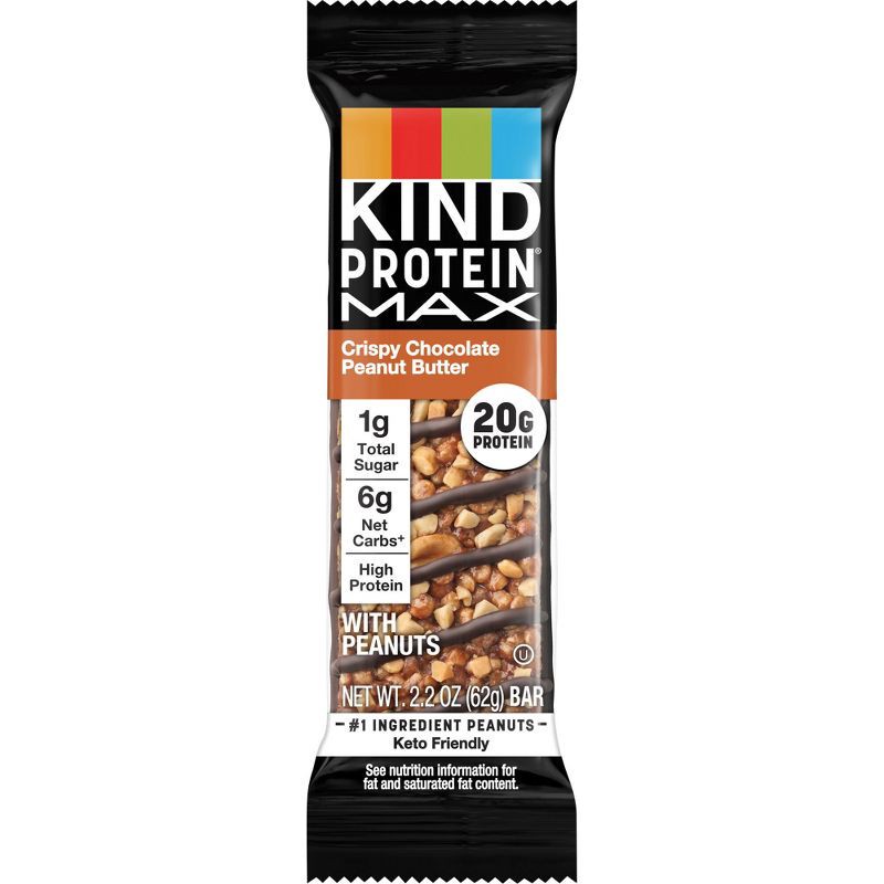 slide 5 of 5, KIND Protein Max Chocolate Peanut Butter Protein Bars - 8.7oz/4pk, 8.7 oz, 4 ct