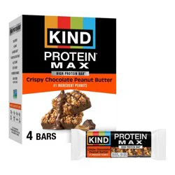 KIND Protein Max Chocolate Peanut Butter Protein Bars - 8.7oz/4pk