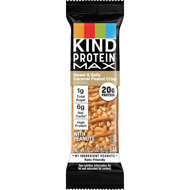 slide 5 of 5, KIND Protein Max Crisp Protein Bars - 8.7oz/4pk, 8.7 oz, 4 ct