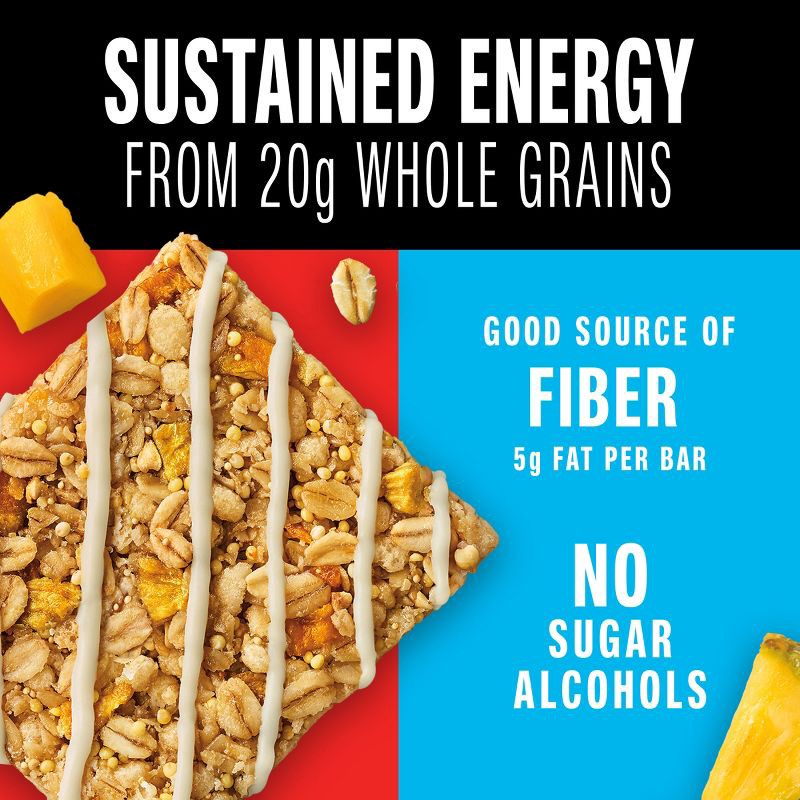 slide 5 of 5, KIND Health Grains Energy Pineapple Mango Protein Bars - 5ct, 5 ct
