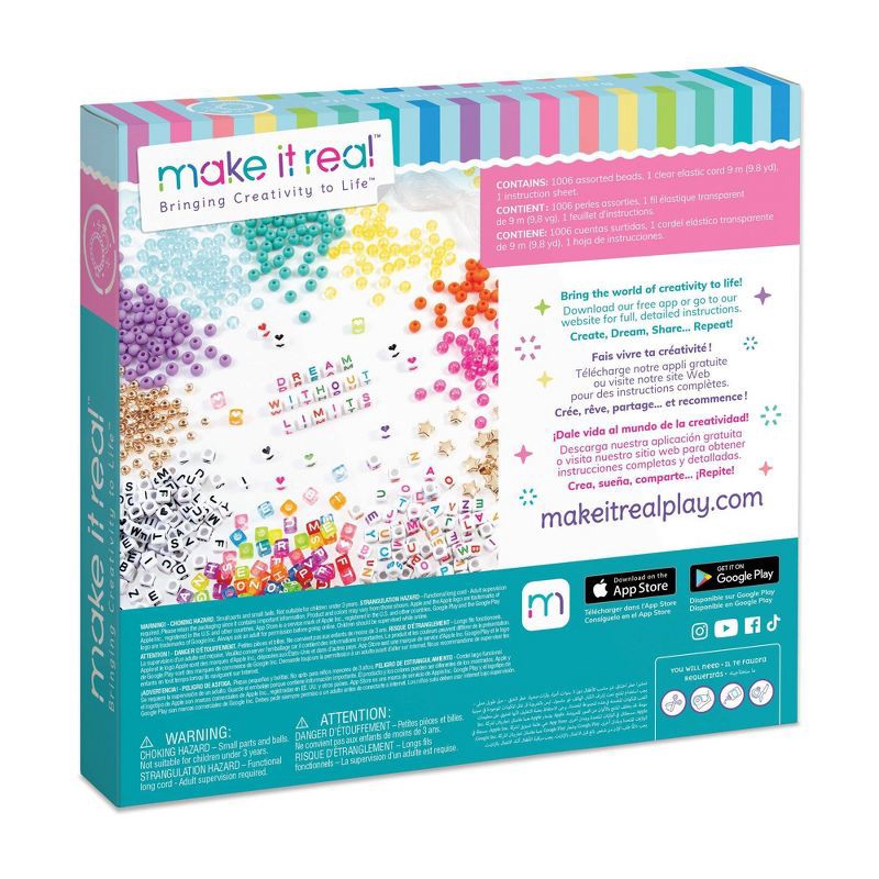 slide 2 of 7, Make It Real Say Yes! Alphabet Bead Kit, 1 ct