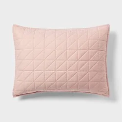 Standard Microfiber Quilt Sham Pink - Room Essentials™