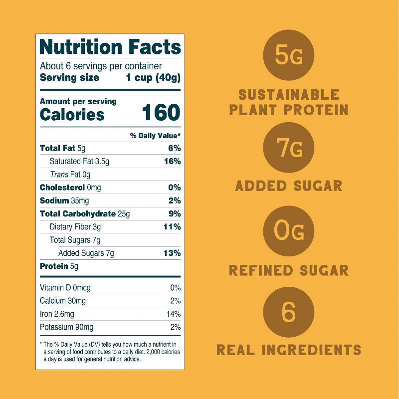 slide 3 of 7, Seven Sundays Simply Honey Oat Protein Gluten Free Breakfast Cereal - 8oz, 8 oz