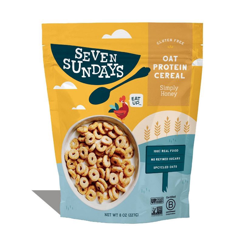 slide 1 of 7, Seven Sundays Simply Honey Oat Protein Gluten Free Breakfast Cereal - 8oz, 8 oz