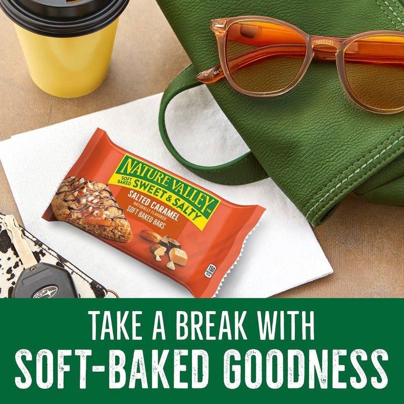 slide 5 of 7, Nature Valley Soft Baked Sweet and Salty Salted Caramels - 5ct, 5 ct
