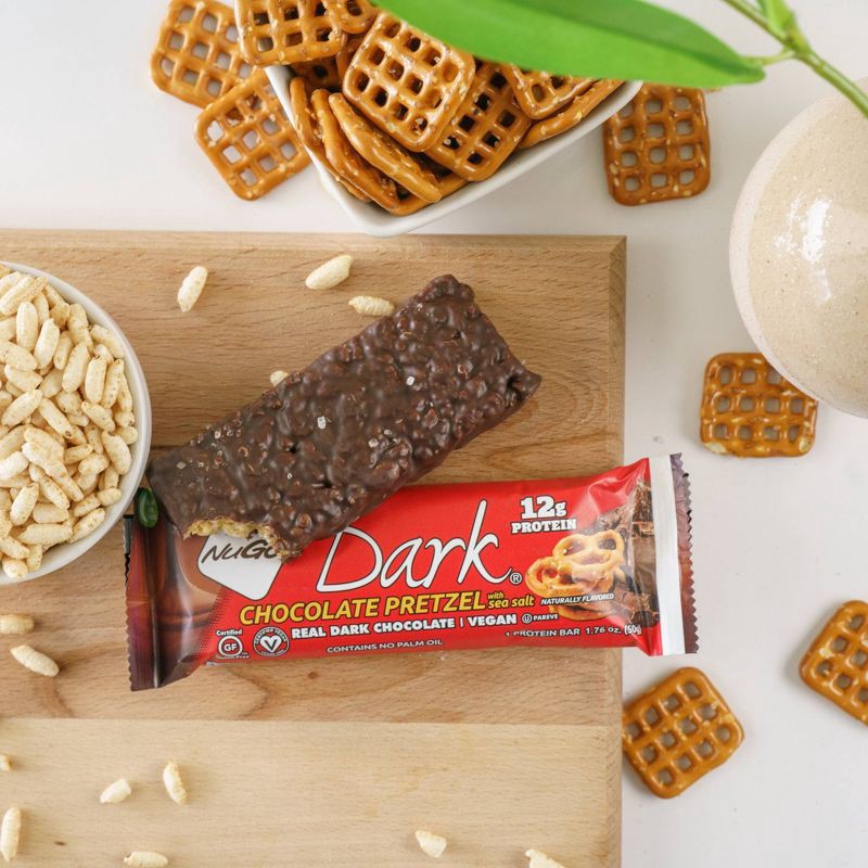 slide 4 of 6, NuGo Nutrition Chocolate Pretzel Bars - 10.56oz/6ct, 10.56 oz, 6 ct