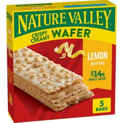 Nature Valley Wafer Lemon Fruit Bars - 5ct