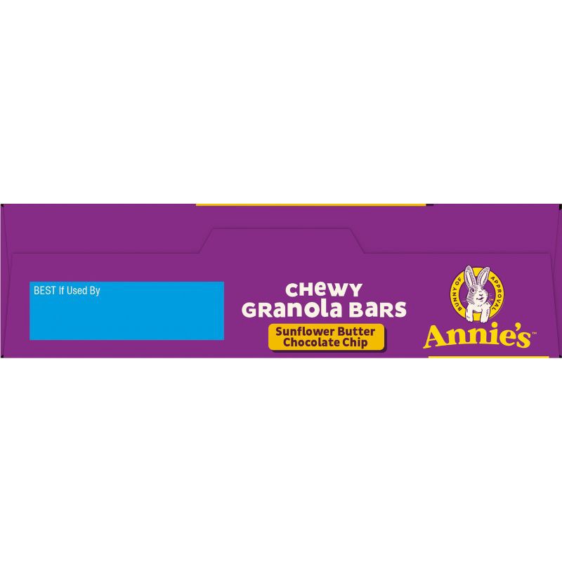 slide 7 of 10, Annie's Chewy Granola Bars Sunflower Butter Chocolate Chip - 5ct, 5 ct
