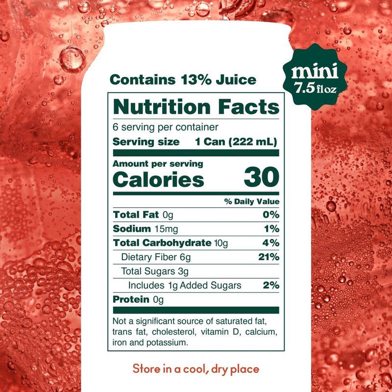 slide 3 of 7, OLIPOP Mini's Strawberry Vanilla Soda - 6pk/7.5 fl oz Cans, 6 ct; 7.5 fl oz