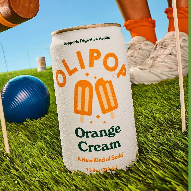 slide 5 of 6, OLIPOP Mini's Orange Cream Vs Creamsicle Soda - 6pk/7.5 fl oz Cans, 6 ct; 7.5 fl oz