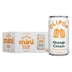 OLIPOP Mini's Orange Cream Vs Creamsicle Soda - 6pk/7.5 fl oz Cans