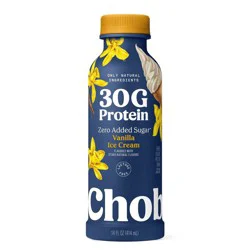 Chobani 30g Protein Vanilla Ice Cream Greek Yogurt Drink - 30g Protein 14 fl oz