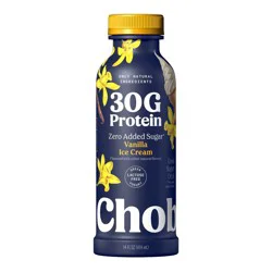 Chobani 30g Protein Vanilla Ice Cream Greek Yogurt Drink - 30g Protein 14 fl oz