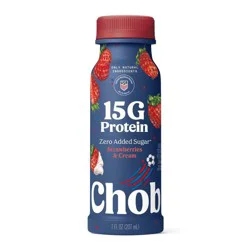 Chobani 15g Strawberry and Cream Greek Yogurt Drink - 7 fl oz