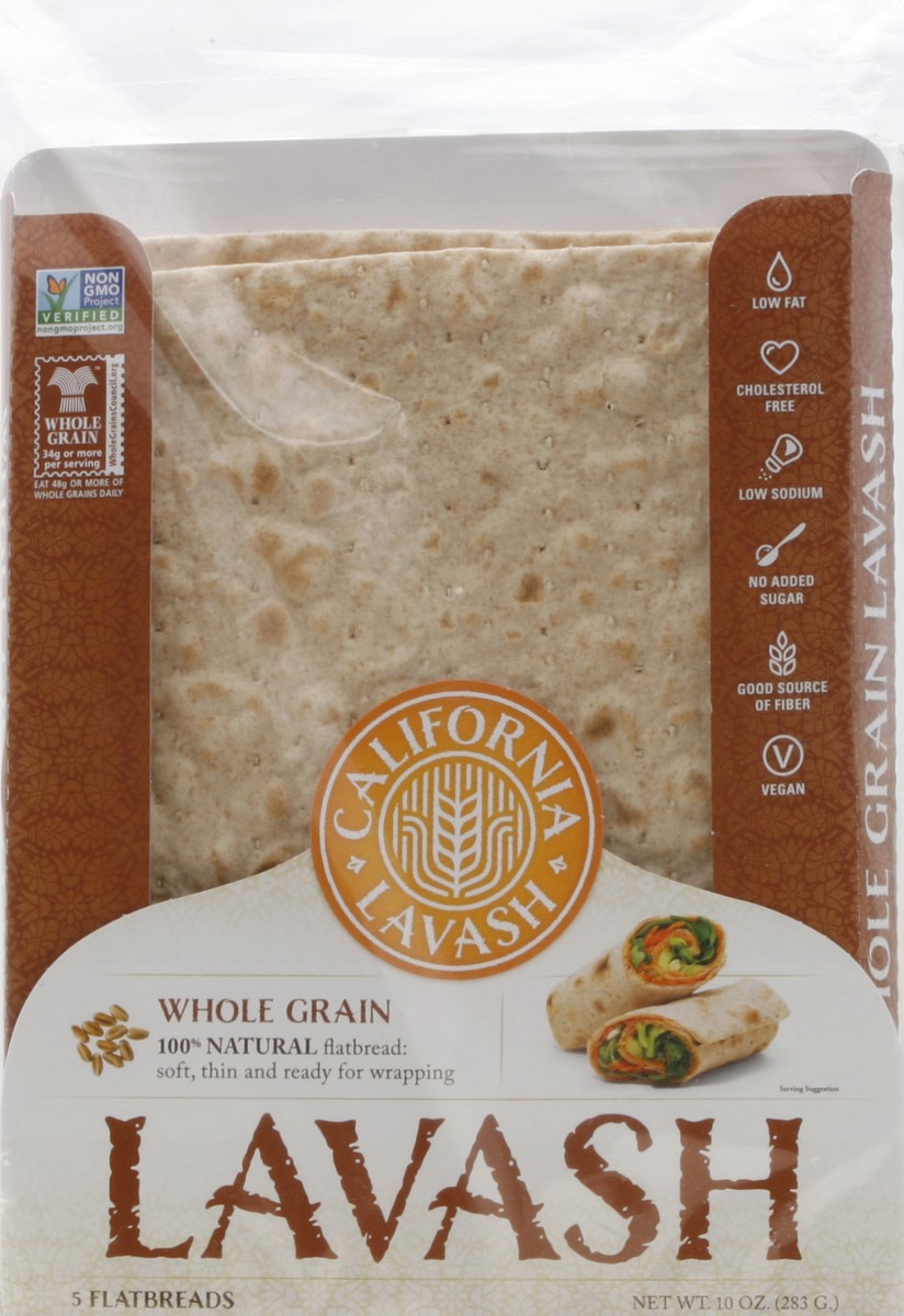 slide 1 of 5, Atorias Atoria's Whole Grain & Flax Lavash, 10 oz