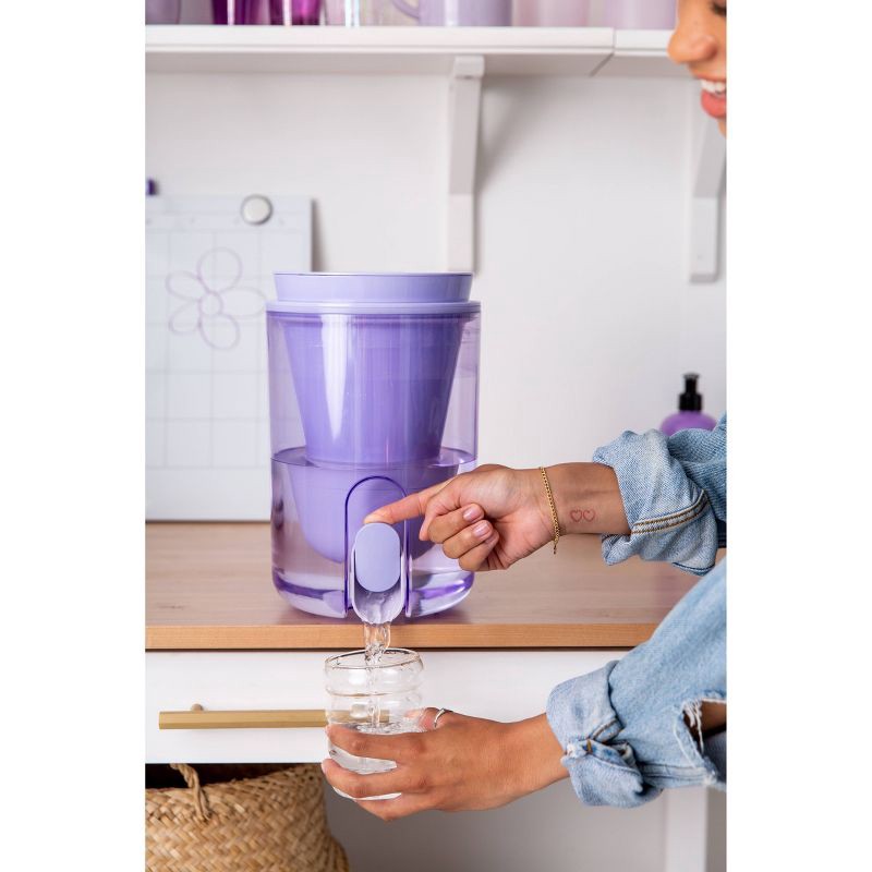 slide 2 of 4, LifeStraw 10 Cup Home Studio Water Filter Dispenser Provence Purple, 1 ct