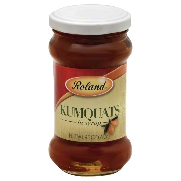 slide 1 of 1, Roland Kumquats In Heavy Syrup, 9.5 oz