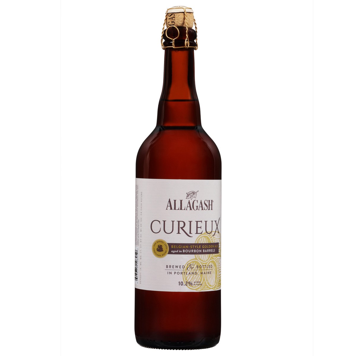 slide 2 of 9, Allagash Curieux Bourbon Barrel Aged Beer, 750 ml