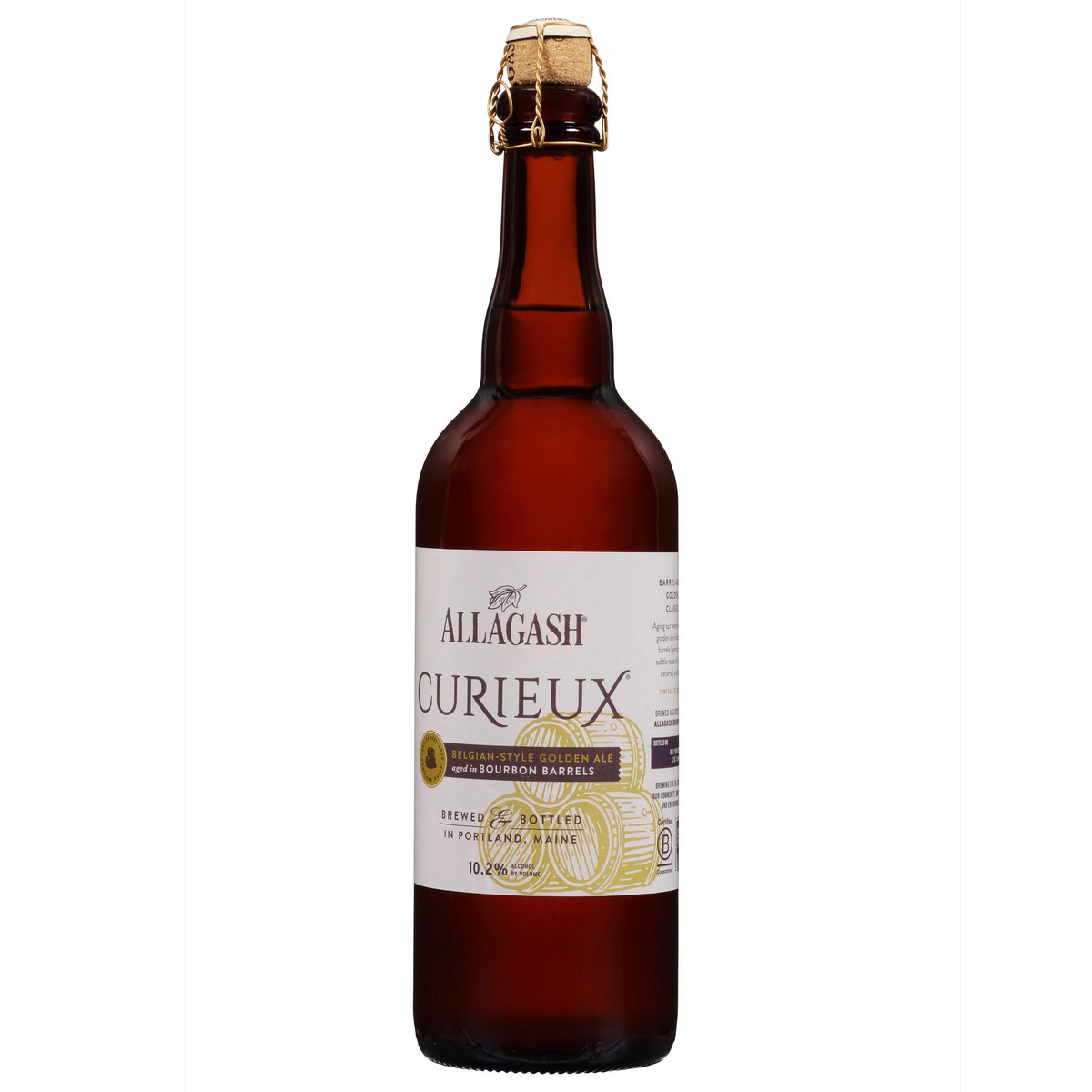 slide 3 of 9, Allagash Curieux Bourbon Barrel Aged Beer, 750 ml