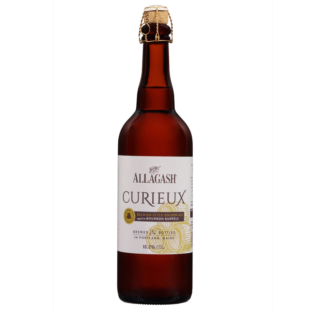 slide 1 of 9, Allagash Curieux Bourbon Barrel Aged Beer, 750 ml