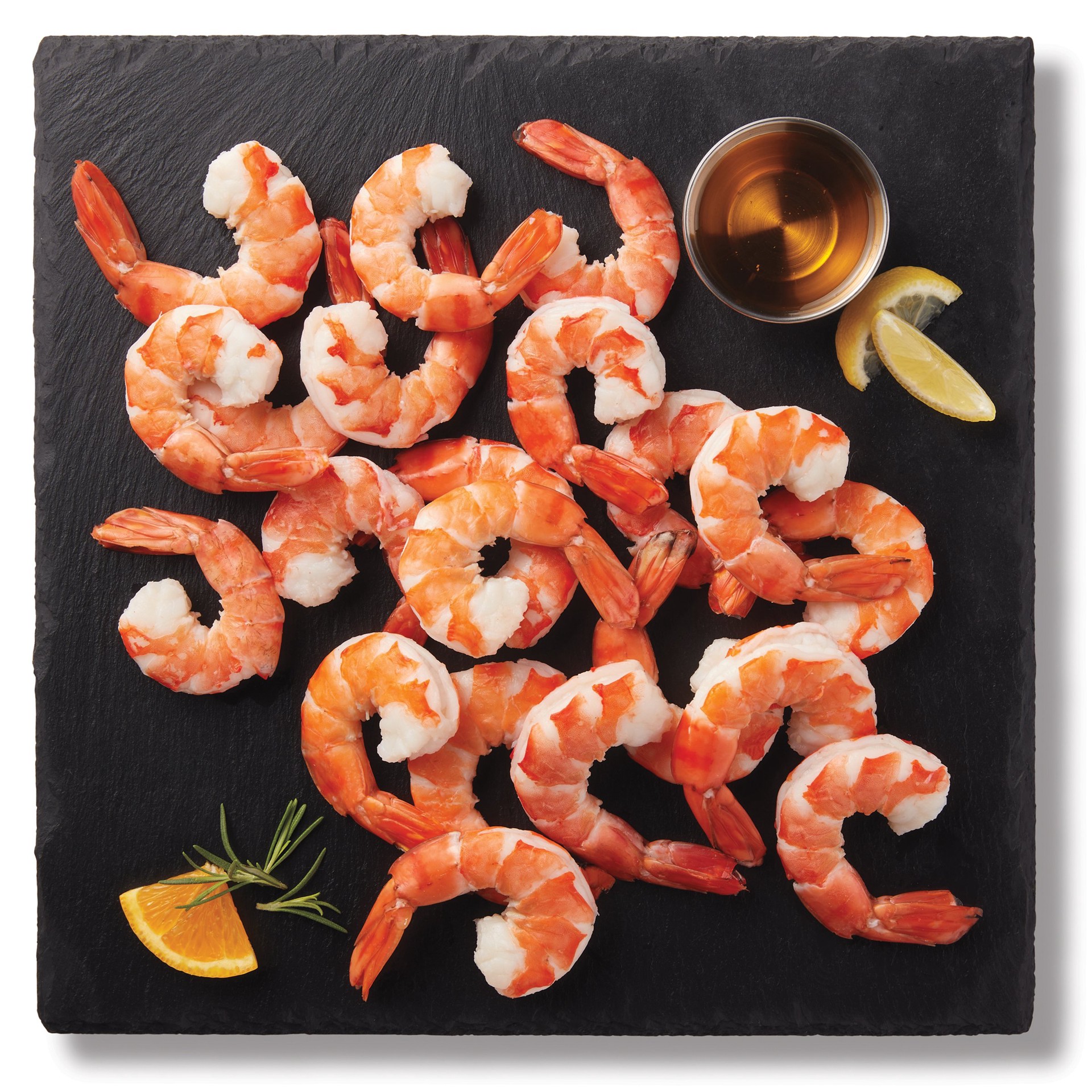 slide 1 of 1, H-E-B Fish Market Tail-On Colossal Black Tiger Cooked Shrimp, 16 - 20 ct/lb, per lb