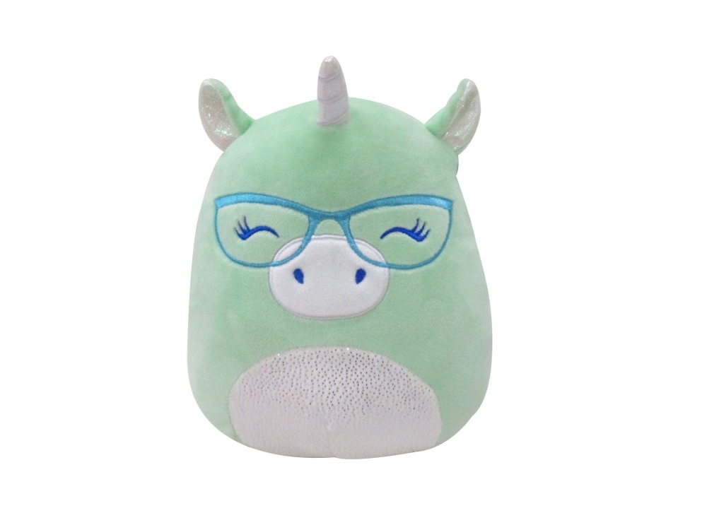 slide 1 of 1, Squishmallows Unicorn With Glasses Plush - Teal, 8 in