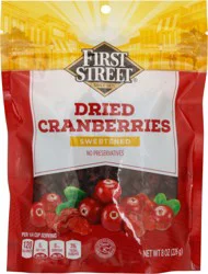 First Street First Steet/Sun Harvest Dried Cranberries
