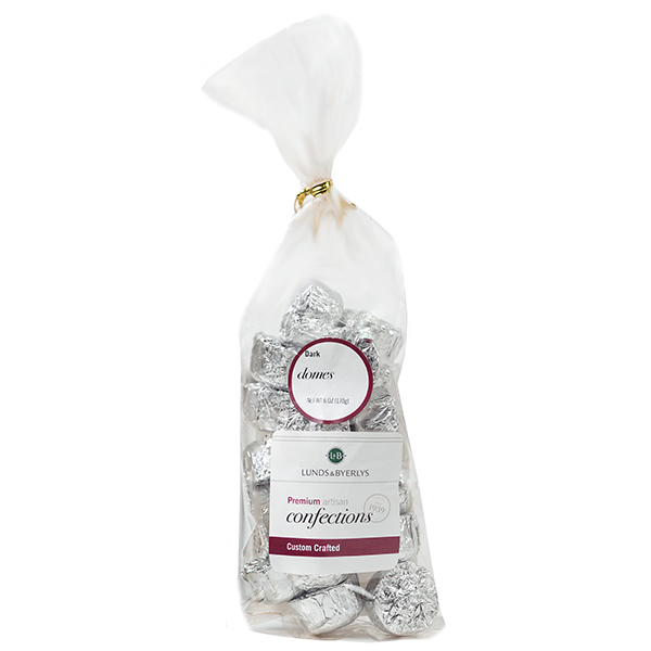 slide 1 of 1, L&B Dark Chocolate Domes, 6 oz