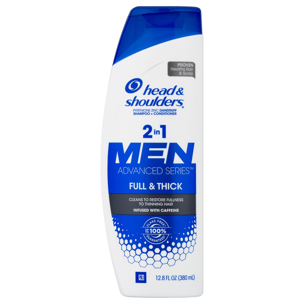 slide 1 of 5, Head & Shoulders Men Advanced Series Full & Thick 2 in 1 Dandruff Shampoo + Conditioner 12.8 oz, 12.8 fl oz