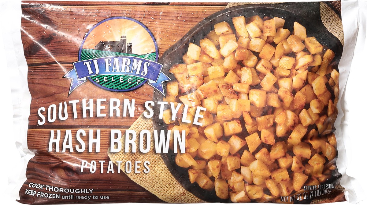 slide 6 of 14, Tj Farms Southern Hashbrn, 32 oz