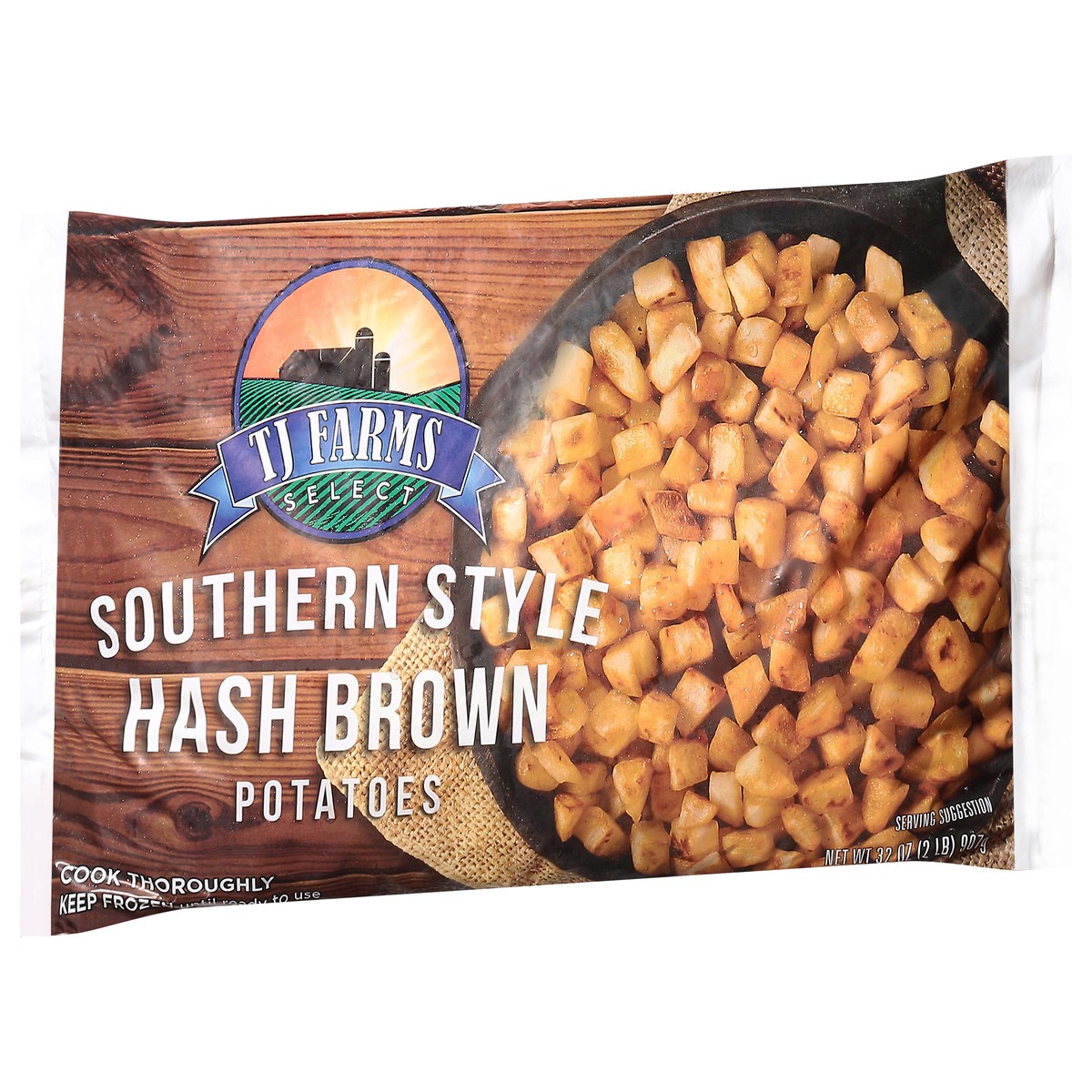 slide 9 of 14, Tj Farms Southern Hashbrn, 32 oz