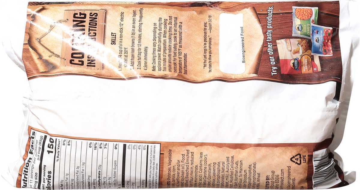 slide 4 of 14, Tj Farms Southern Hashbrn, 32 oz