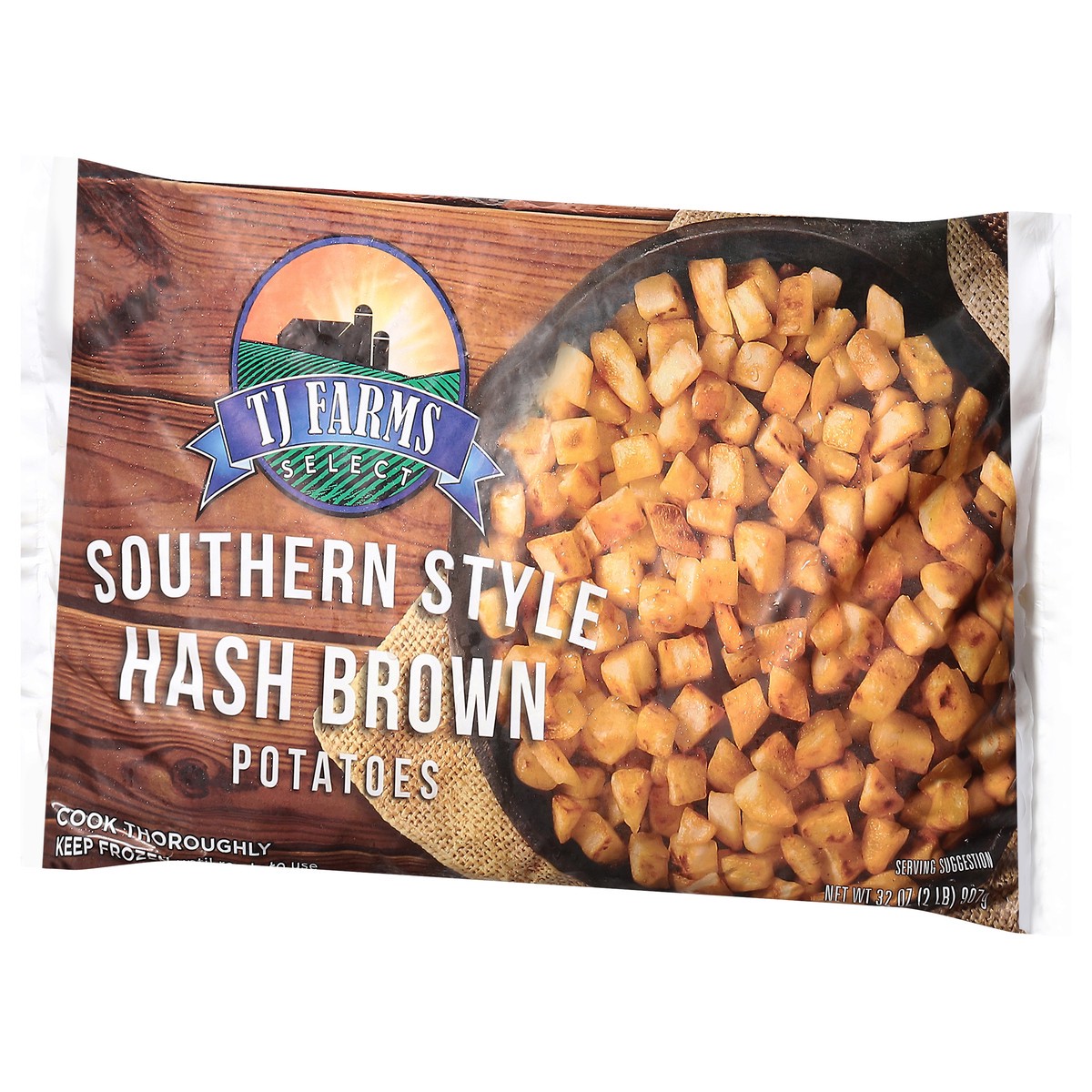 slide 10 of 14, Tj Farms Southern Hashbrn, 32 oz