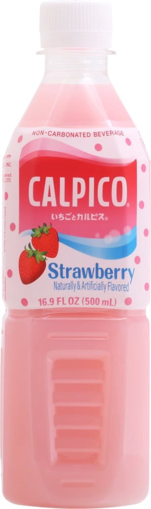 slide 2 of 4, Calpico Non-Carbonated Strawberry Soft Drink, 16.9 fl oz
