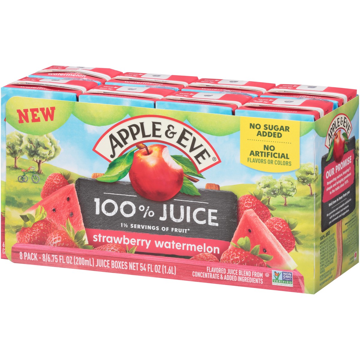 slide 12 of 14, Apple & Eve Strawberry Watermelon Juice Aseptic Packs - 54 fl oz, 54 fl oz