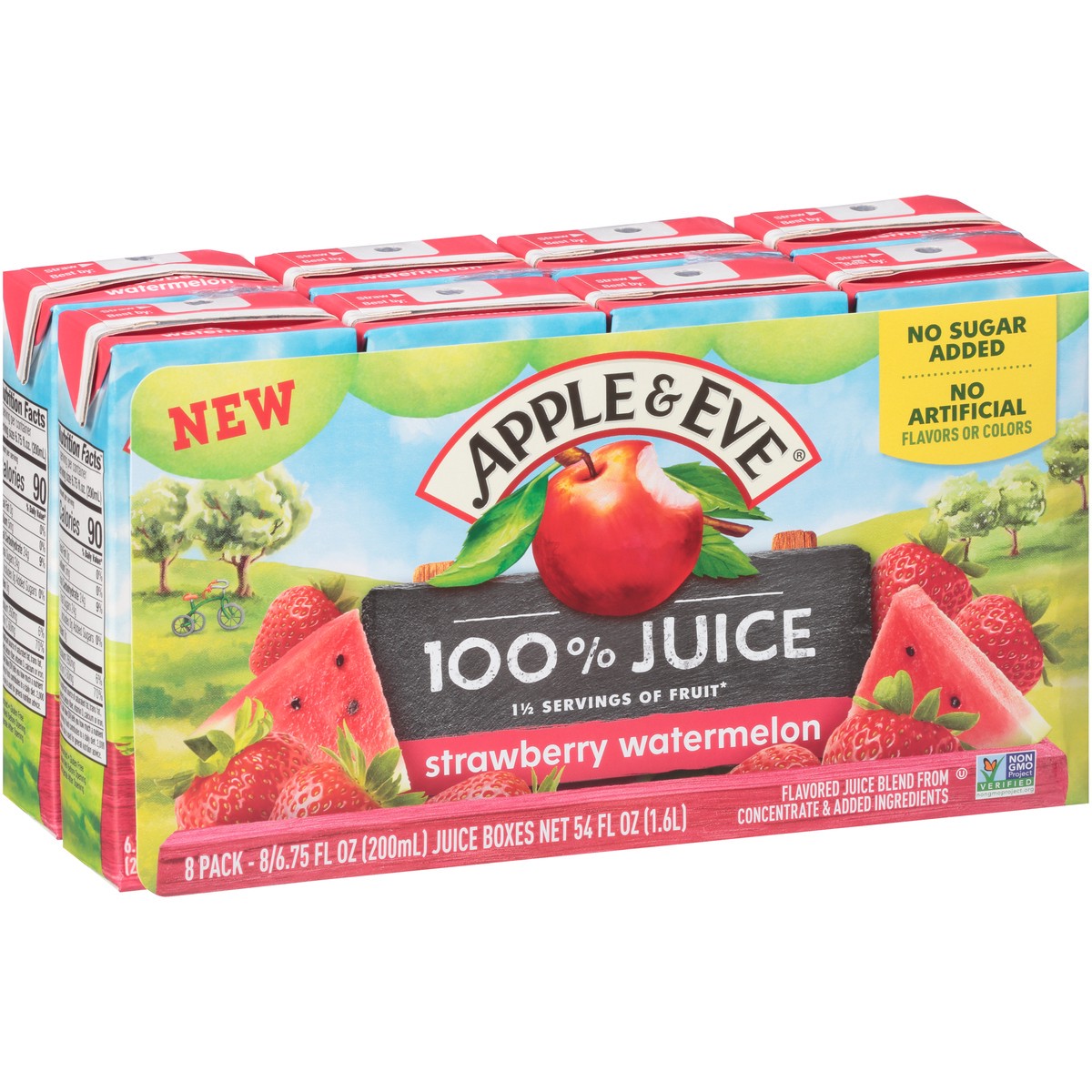 slide 14 of 14, Apple & Eve Strawberry Watermelon Juice Aseptic Packs - 54 fl oz, 54 fl oz