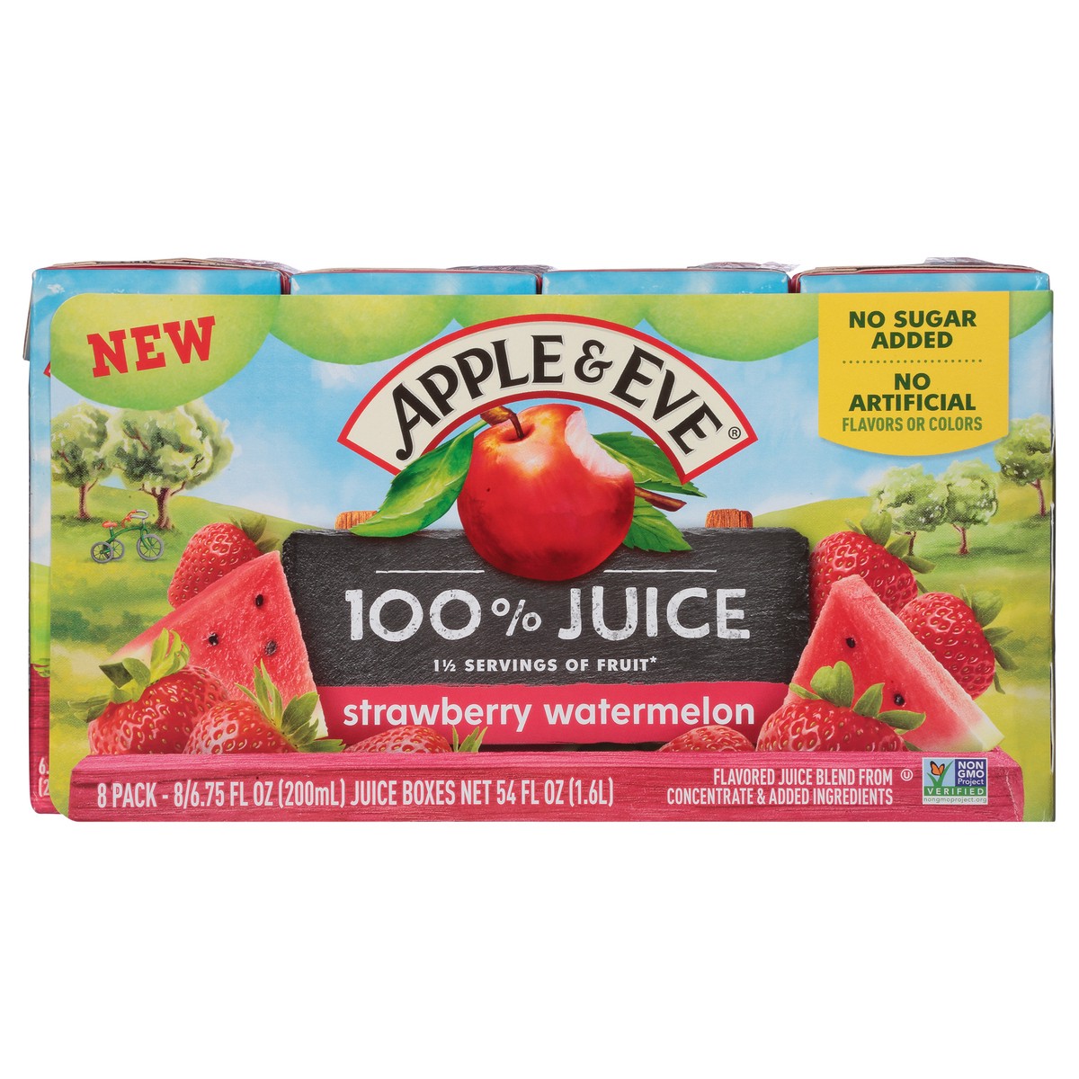 slide 6 of 14, Apple & Eve Strawberry Watermelon Juice Aseptic Packs - 54 fl oz, 54 fl oz