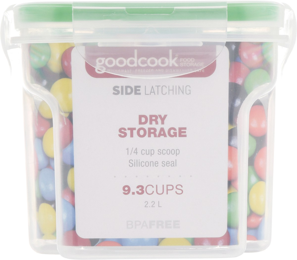 slide 7 of 9, Good Cook 9.3 Cups Side Latching Dry Storage 1 ea, 1 ea