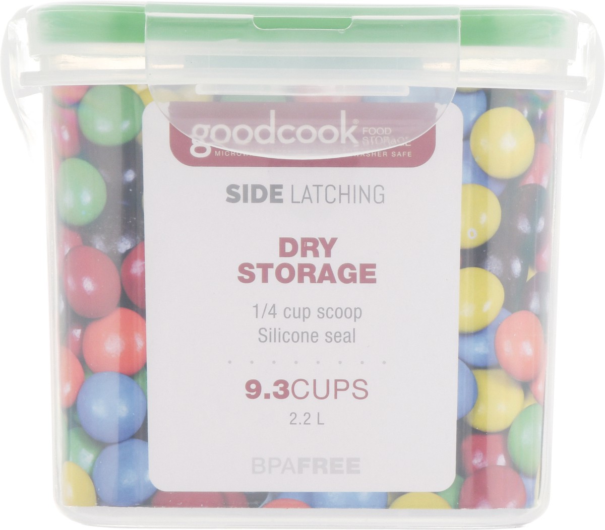 slide 8 of 9, Good Cook 9.3 Cups Side Latching Dry Storage 1 ea, 1 ea