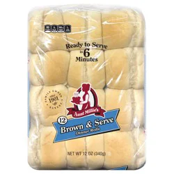 Aunt Millie's Brown & Serve Dinner Rolls 12 ct