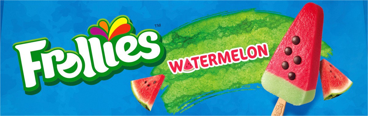 slide 4 of 14, Frollies Watermelon Fruity Ice Pops, 6 Count, 6 ct