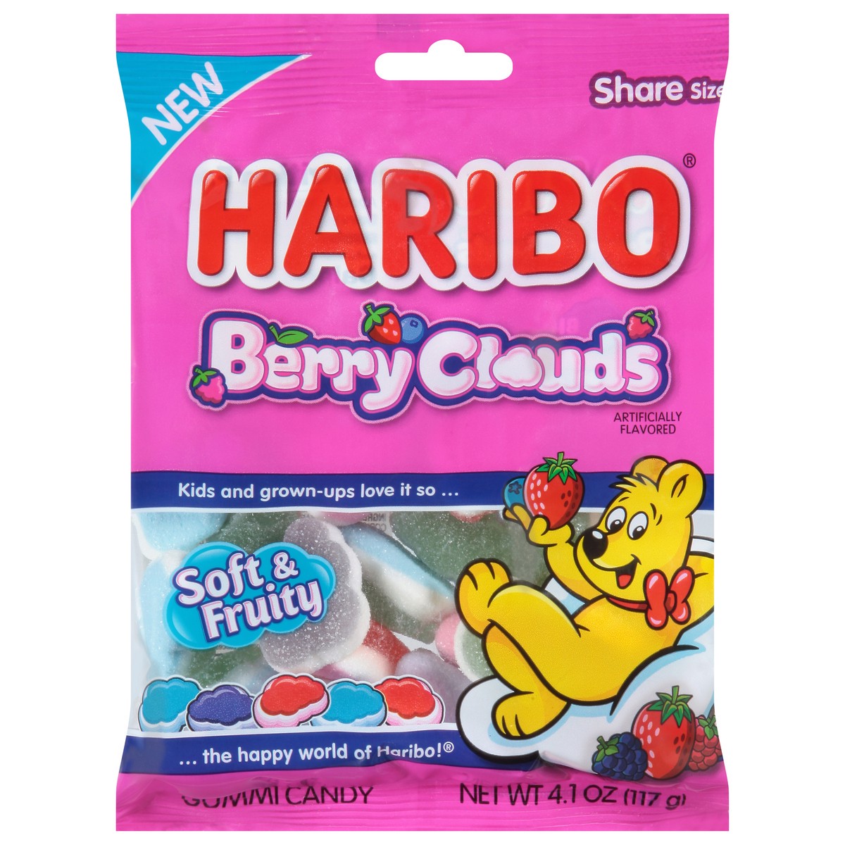 Haribo Berry Clouds Gummi Candy Share Size 4.1 Oz 4.1 Oz | Shipt