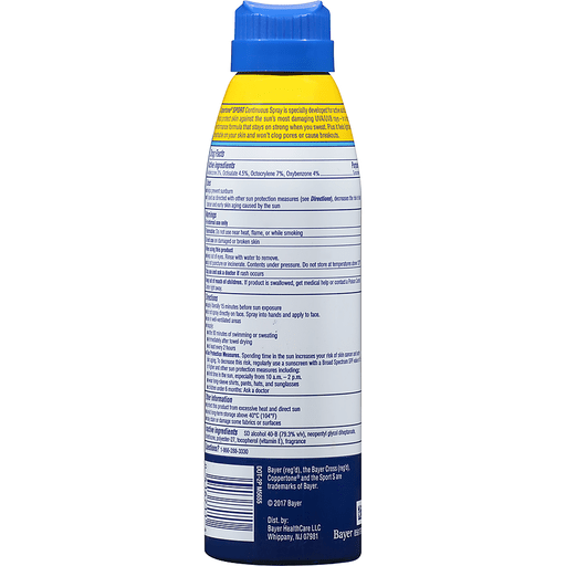 slide 2 of 5, Coppertone Sport Spray Spf 30 Sunscreen, 5.5 oz