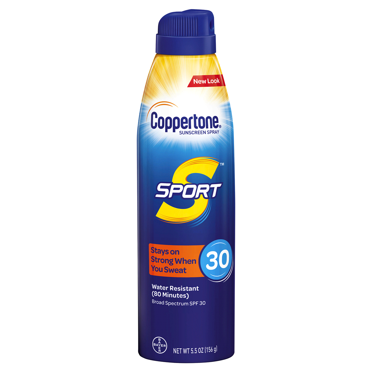 slide 1 of 5, Coppertone Sport Spray Spf 30 Sunscreen, 5.5 oz